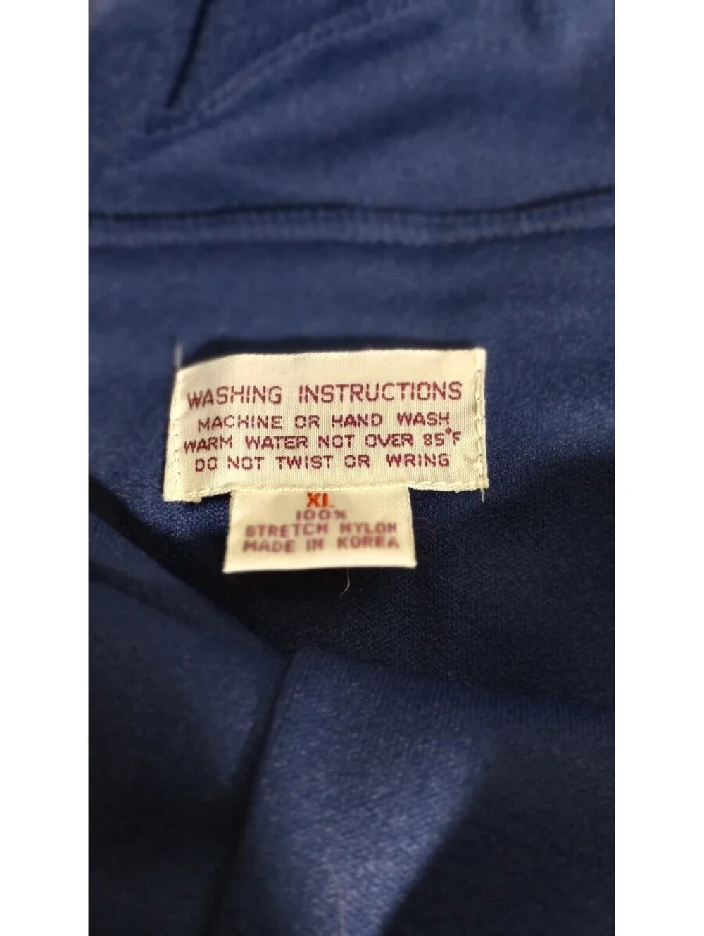 RARE Vintage HERTERS Track Suit Blue White Stripe Athletic Retro Old School XL